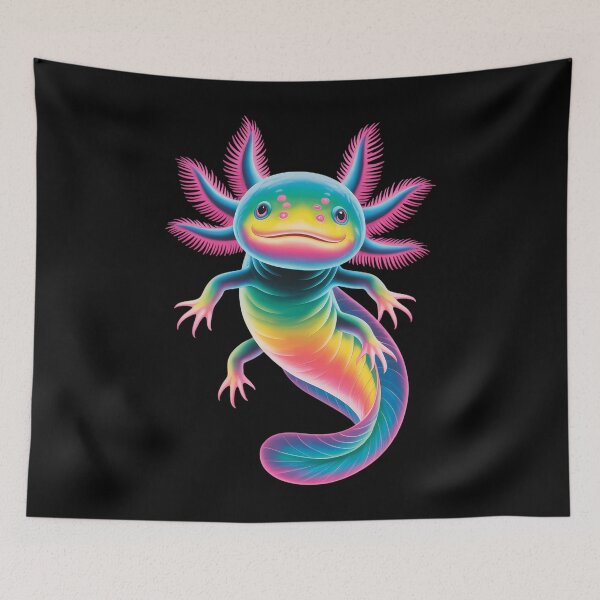 Item preview, Axolotl Beautiful Colorful Axolotl designed and sold by Sunset4Bones.