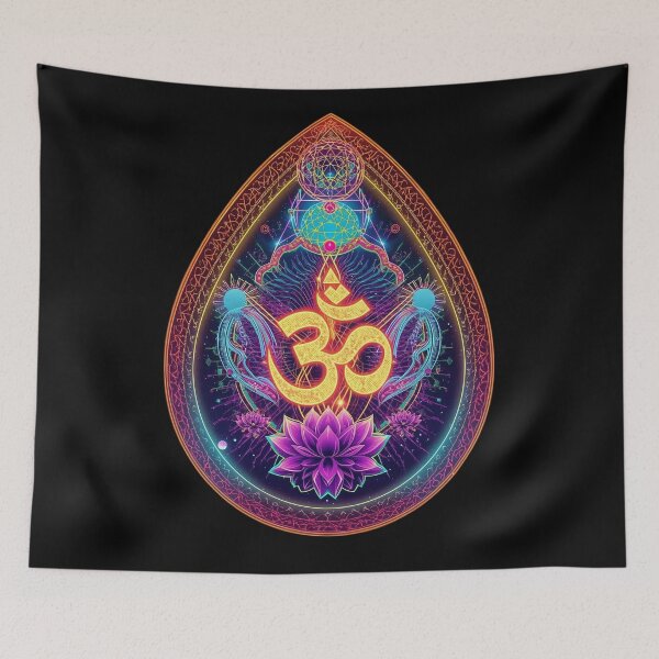 Item preview, Om Lotus Cosmic Balance – Psytrance Sacred Geometry Energy designed and sold by Jocamedahub.