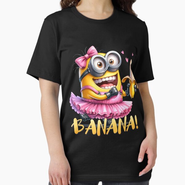 Minions Met Banaan Mijn Favoriete Thema Is Lunch T-Shirt Dames | bol