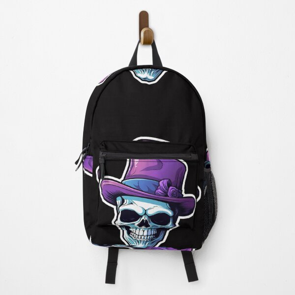 Item preview, A SKULL WITH A PURPLE HAT designed and sold by infinitearte.