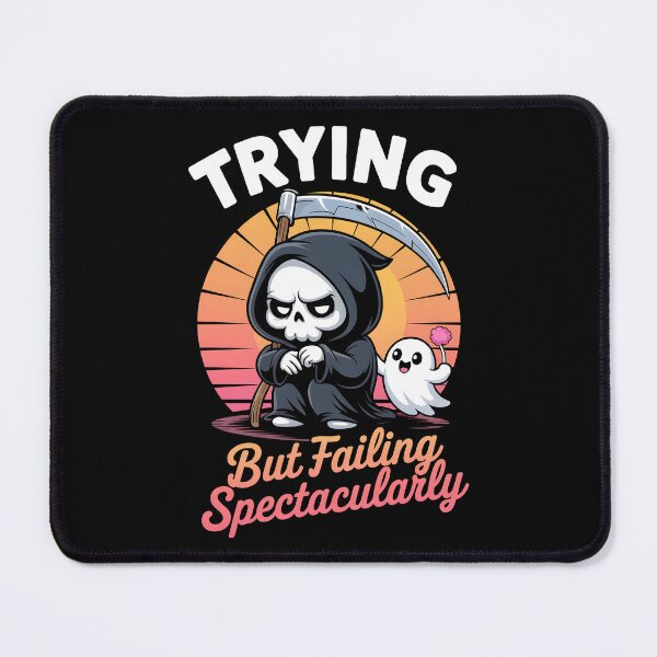 Item preview, Grim Reaper – Funny Failing Halloween Skeleton Humor designed and sold by Taans-Creation.