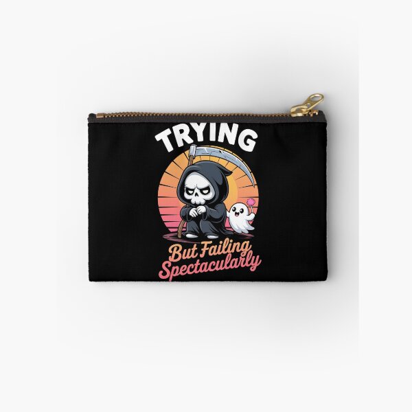 Item preview, Grim Reaper – Funny Failing Halloween Skeleton Humor designed and sold by Taans-Creation.