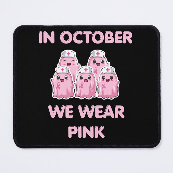 Item preview, In october we wear pink nurse ghost Halloween 2025 designed and sold by sapala-crafts.