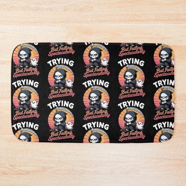 Item preview, Grim Reaper – Funny Failing Halloween Skeleton Humor designed and sold by Taans-Creation.