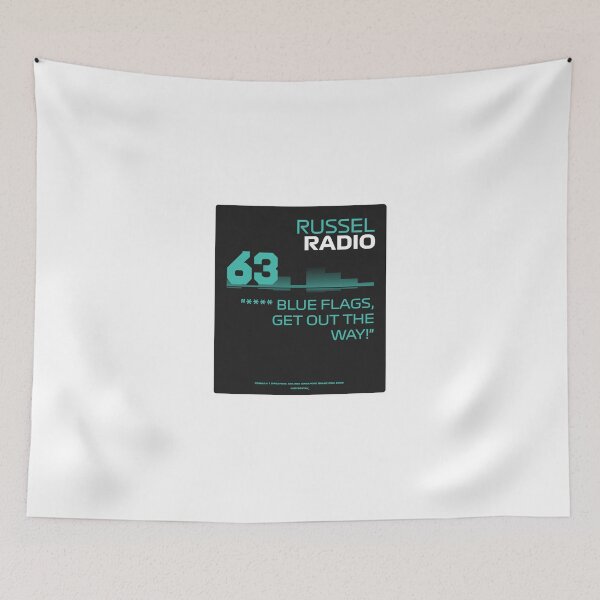 Item preview, **** blue flags - George Russel F1 Team Radio designed and sold by Heybratan.