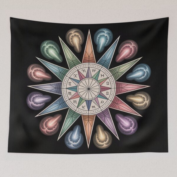 Item preview, twelve-pointed star-mandala  designed and sold by Lilashakti ⭐️ ⭐️ ⭐️ ⭐️ ⭐️.