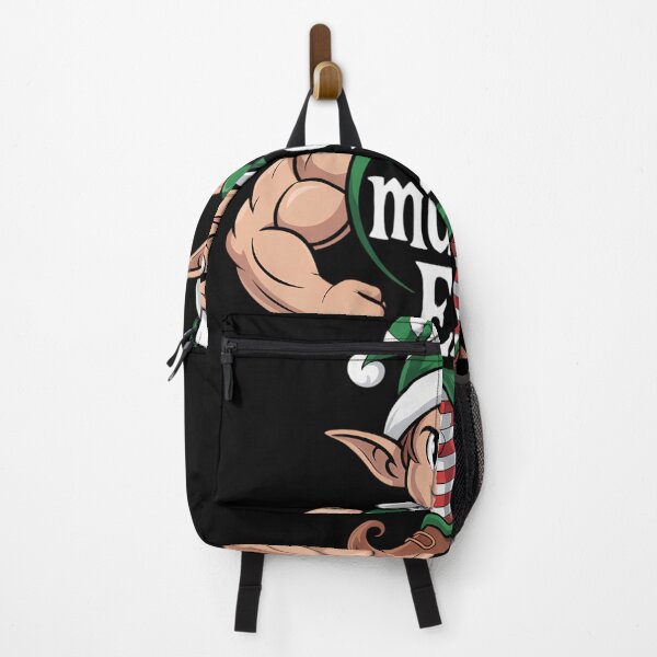 Item preview, Weightlifting Christmas Muscle Elf Gym designed and sold by CookWorldLaughs.