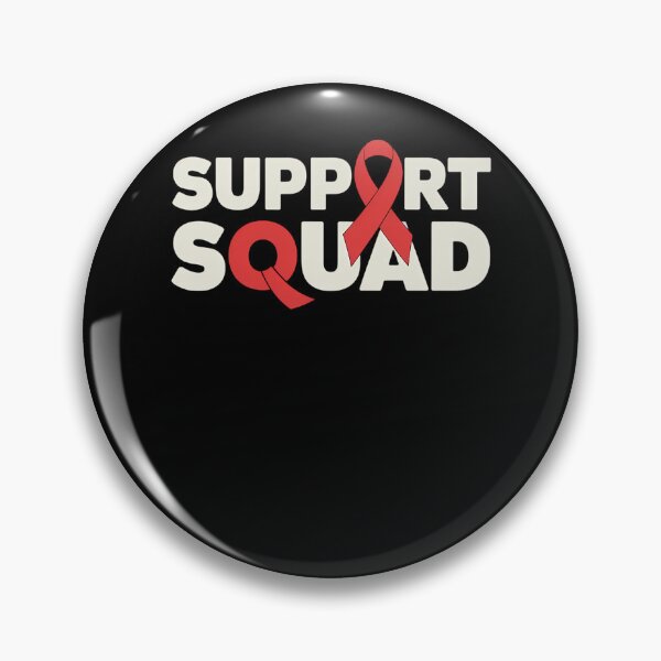 Item preview, Family HIV Awareness Red Ribbon Men Women AIDS Support Squad designed and sold by papertaless.