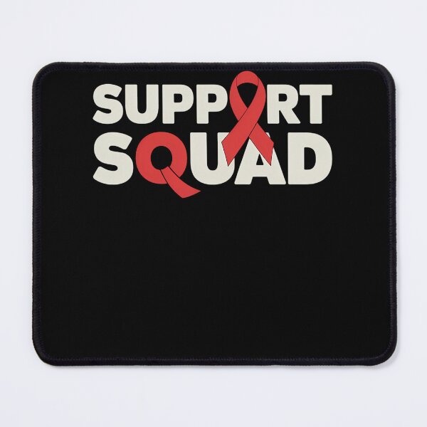 Item preview, Family HIV Awareness Red Ribbon Men Women AIDS Support Squad designed and sold by papertaless.