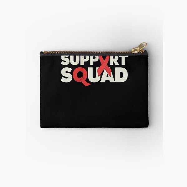 Item preview, Family HIV Awareness Red Ribbon Men Women AIDS Support Squad designed and sold by papertaless.