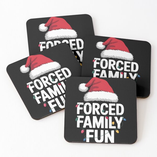 Item preview, Forced Family Fun Sarcastic Christmas Funny Men Women Kids designed and sold by papertaless.