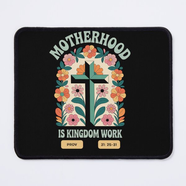Item preview, Motherhood Is Kingdom Work Christian Mothers Day designed and sold by Patricsselin.