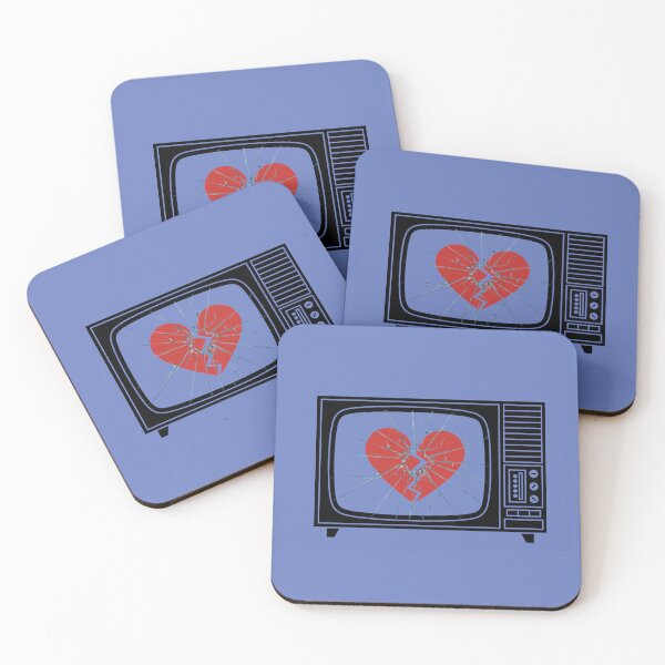 Item preview, A BROKEN TV WITH A BROKEN HEART designed and sold by infinitearte.