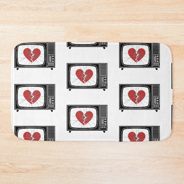 Item preview, A BROKEN TV WITH A BROKEN HEART designed and sold by infinitearte.