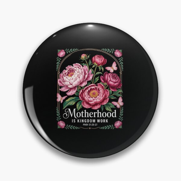 Item preview, Motherhood Is Kingdom Work Inspirational Floral  designed and sold by Patricsselin.