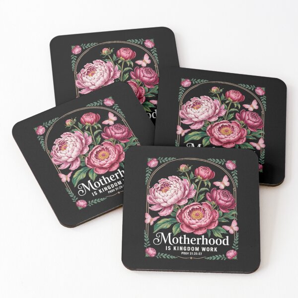 Item preview, Motherhood Is Kingdom Work Inspirational Floral  designed and sold by Patricsselin.