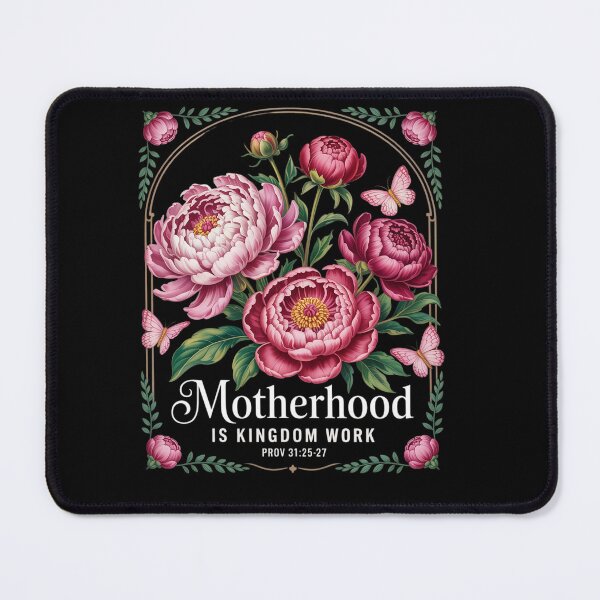 Item preview, Motherhood Is Kingdom Work Inspirational Floral  designed and sold by Patricsselin.