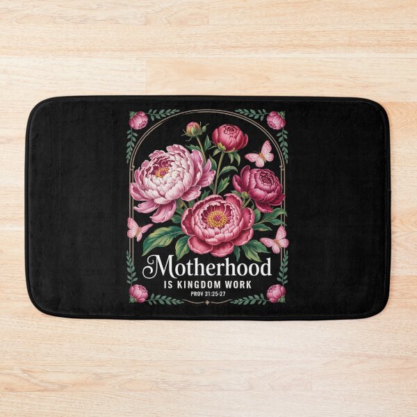 Item preview, Motherhood Is Kingdom Work Inspirational Floral  designed and sold by Patricsselin.