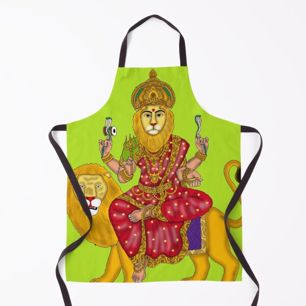 Item preview, Goddess Narsimhi Digital Artwork | Fierce Divine Form of Shakti | Hindu Spiritual Wall Decor & Gifts designed and sold by Harshit_Digital_Arts.