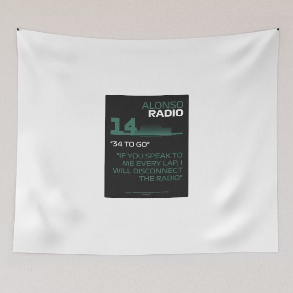 Item preview, I will disconnect the radio - Fernando Alonso F1 Team Radio designed and sold by Heybratan.