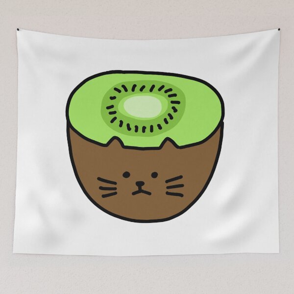 Item preview, Cat kiwifruit designed and sold by superbaechoo.