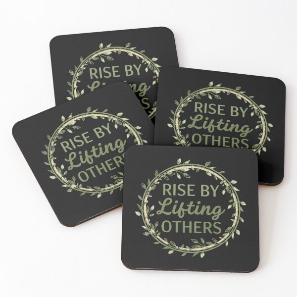 Item preview, Rise By Lifting Others Eco Motivational T-Shirt designed and sold by MofazStyle.