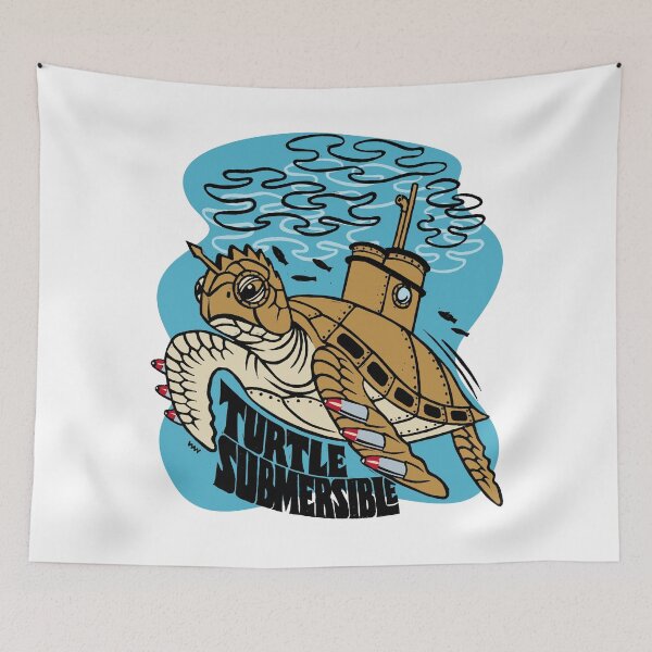 Item preview, Turtle Submersible designed and sold by wonder-webb.