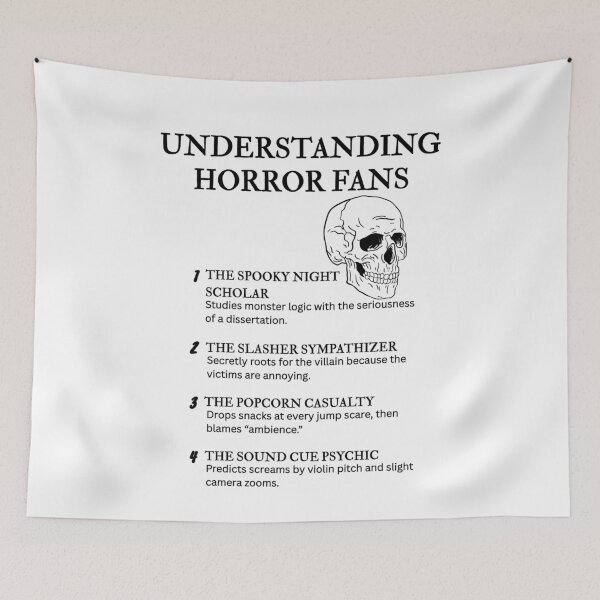 Item preview, Understanding Horror Fans – Humor for Scary Movie Lovers designed and sold by PsyFlow35.