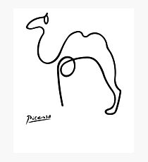 Pablo Picasso Camel Artwork T Shirt, Reproduction Sketch Photographic Print