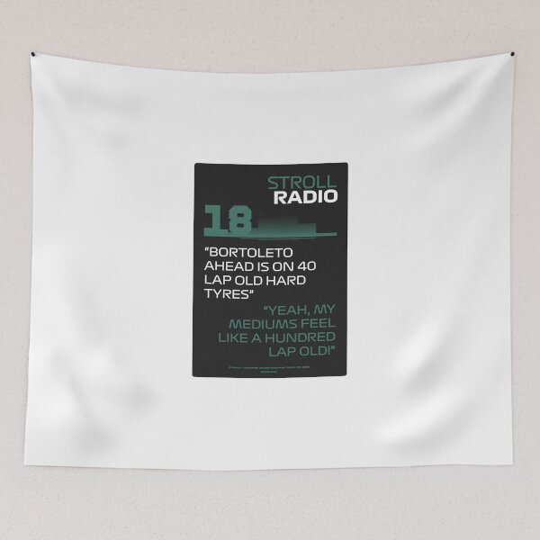 Item preview, My medium feel like a hundread lap old! - Lance Stroll F1 Team Radio designed and sold by Heybratan.