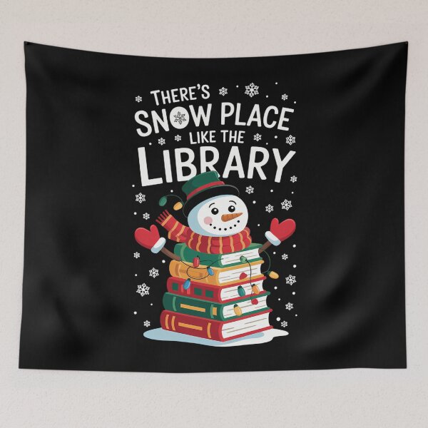 Item preview, Christmas Library Xmas Librarian designed and sold by CookWorldLaughs.