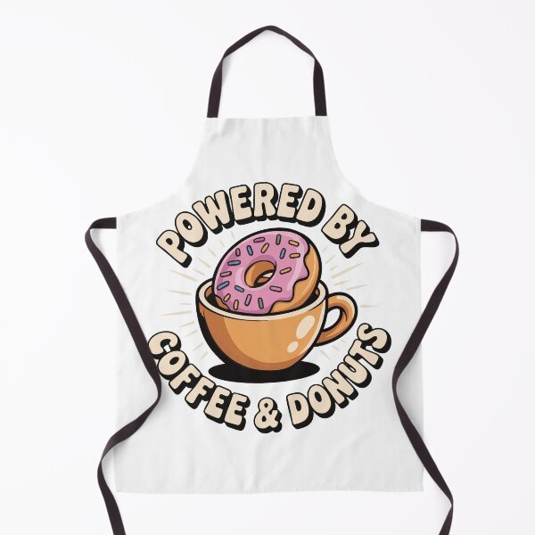 Item preview, Sweet Donut Powered By Coffee designed and sold by TeezTales.