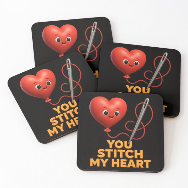 Item preview, You Stitch my Hearth designed and sold by DesignShopAD.