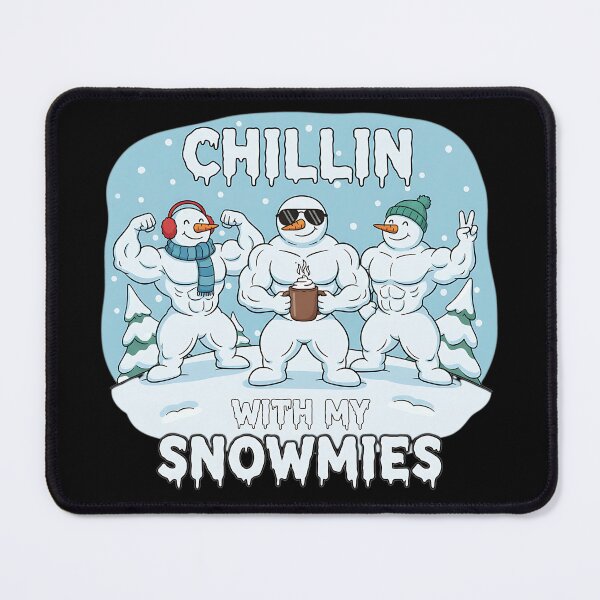 Item preview, Chillin With My Snowmies Gym designed and sold by Joyful-Park.