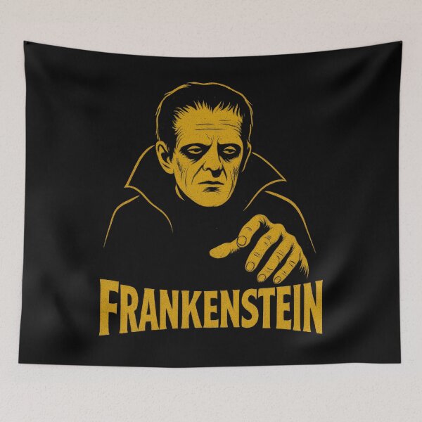 Item preview, Frankenstein – 1910 Vintage Horror Graphic  designed and sold by CineVault.