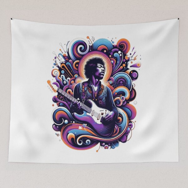 Item preview, Psychedelic Strings - Hendrix Inspired Abstract Classic designed and sold by DaryMura5.