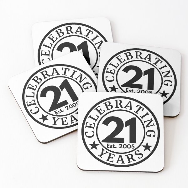 Item preview, Celebrating 21 Years | 2005 Anniversary Birthday Milestone Design designed and sold by highflycrafts.