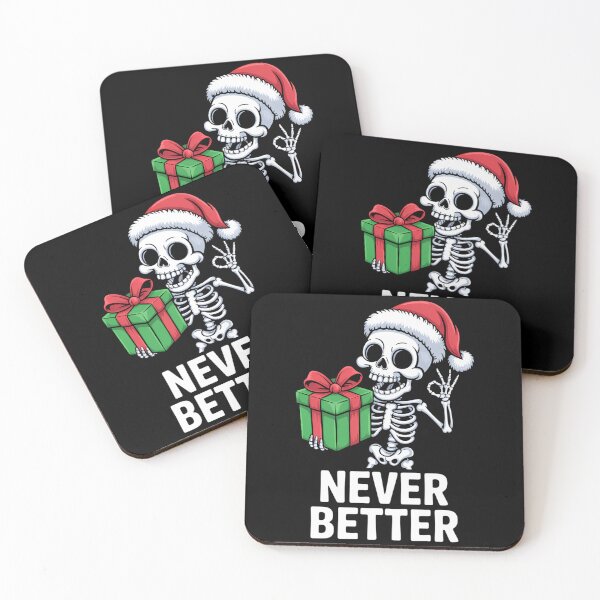 Item preview, Christmas Skeleton Funny Xmas Positive designed and sold by DoorwayThreads.
