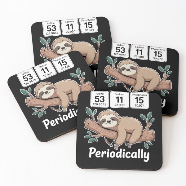 Item preview, Funny Science Sloth Nap Periodically Sloths Lovers designed and sold by Formatage.