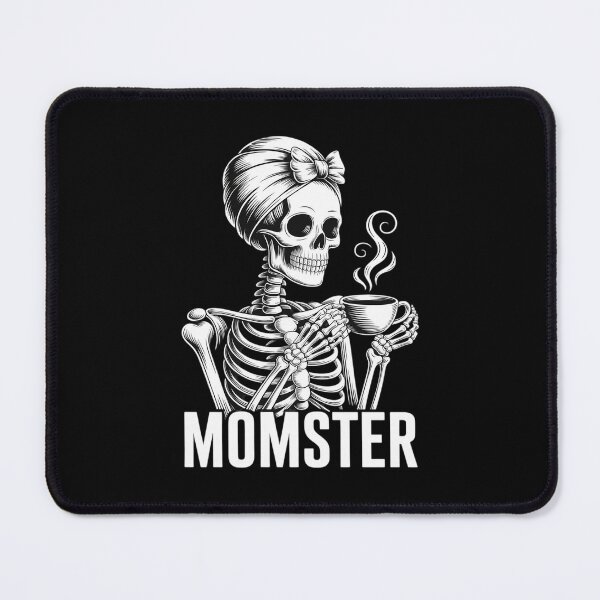 Item preview, Momster Skeleton Woman Coffee Halloween Mom designed and sold by THagBlue.