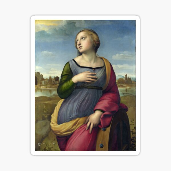 Item preview, Heilige Katharina von Alexandria (Raffael) designed and sold by ArtHistorical.