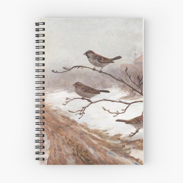 Item preview, A Winter Scene with Birds designed and sold by tomorrowsart.
