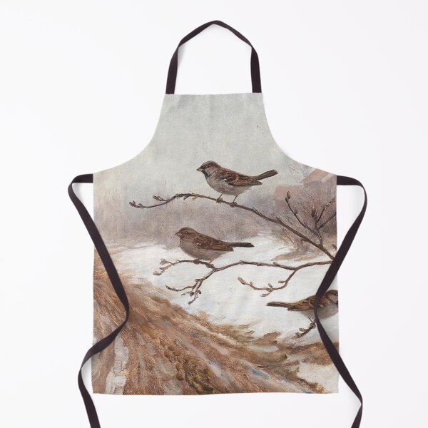 Item preview, A Winter Scene with Birds designed and sold by tomorrowsart.