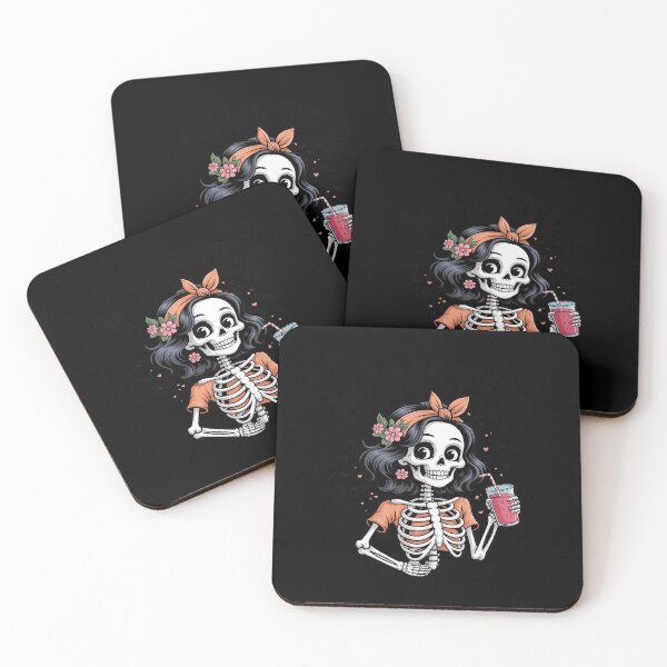 Item preview, Momster Skeleton Woman Coffee Halloween Mom Mama  designed and sold by THagBlue.