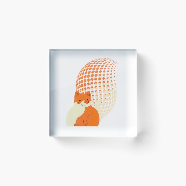 Item preview, Between cat and fox — the spirit of fire designed and sold by Cozy Magic Prints.
