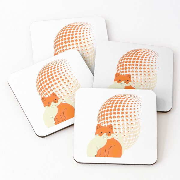Item preview, Between cat and fox — the spirit of fire designed and sold by Cozy Magic Prints.