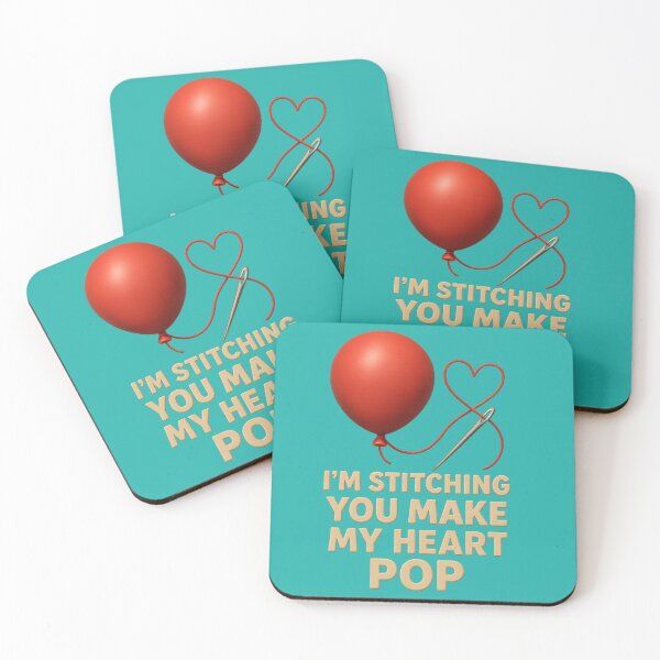 Item preview, Red Balloon and Needle in love designed and sold by DesignShopAD.