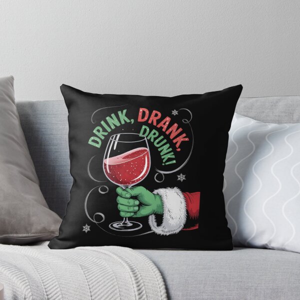 Item preview, Funny Christmas Drink xmas holiday Wine designed and sold by DoorwayThreads.