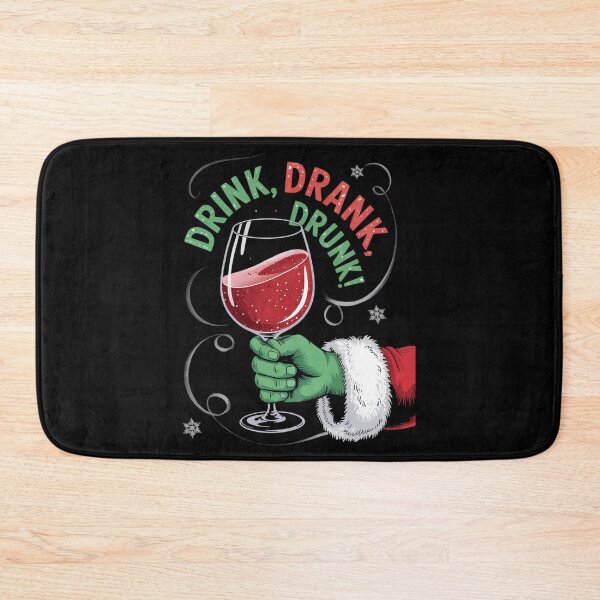 Item preview, Funny Christmas Drink xmas holiday Wine designed and sold by DoorwayThreads.