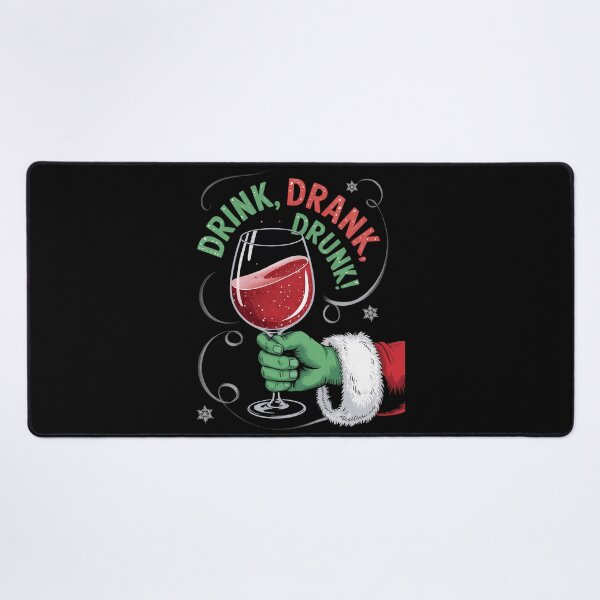 Item preview, Funny Christmas Drink xmas holiday Wine designed and sold by DoorwayThreads.